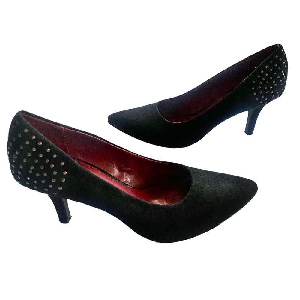 Maurices Studded Classic Pointed Toe Mid-height Pump Heels 7.5
